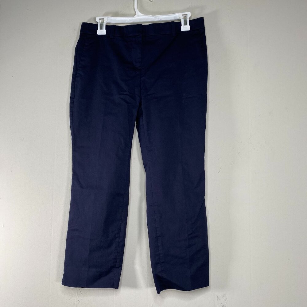 Ann Taylor PETITE Dress Pants Women's 4P Low Rise Blue Office Business